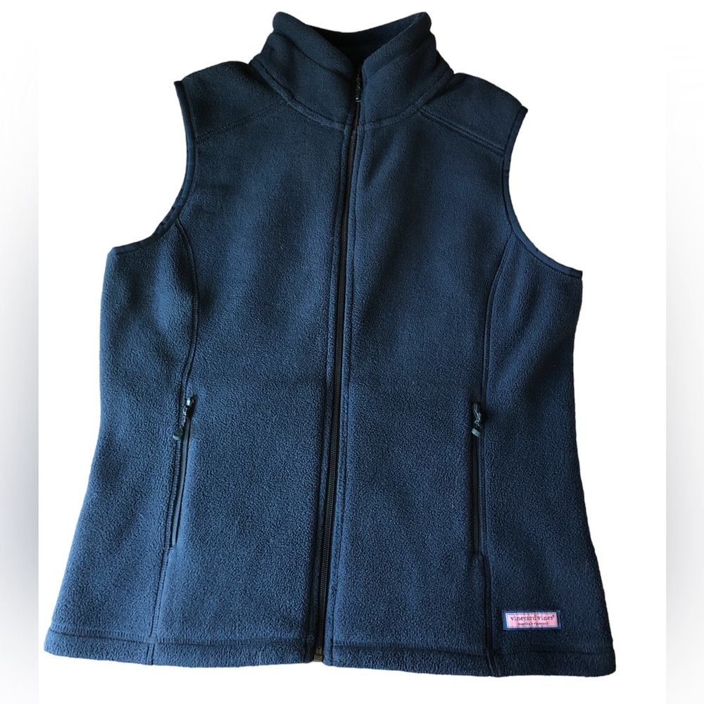 Women’s Small Vineyard Vines Fleece Zip Up Vest